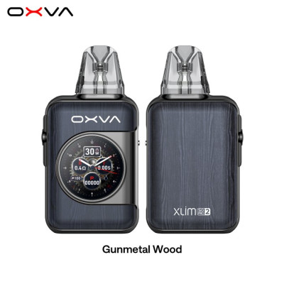 OXVA Xlim SQ Pro 2 elektronická cigareta 1600mAh Gunmetal Wood