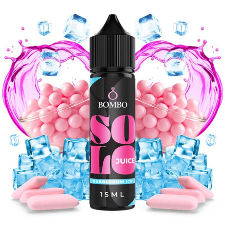 Příchuť Bombo Solo Juice S&V 15ml Bubblegum Ice (Sladká žvýkačka na ledu)