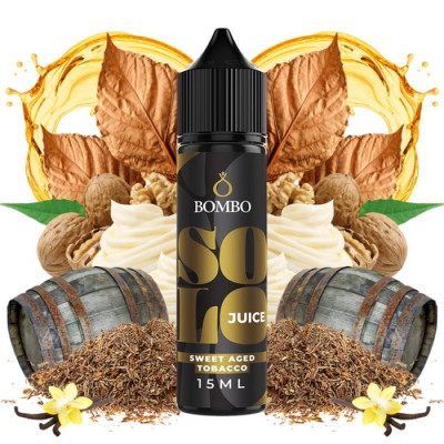 Příchuť Bombo Solo Juice S&V 15ml Sweet Aged Tobacco (Nasládlá tabáková směs)