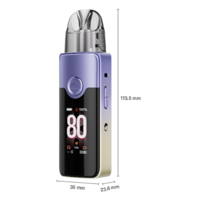 VOOPOO VINCI E80 Pod elektronická cigareta 3000mAh Metal Gray