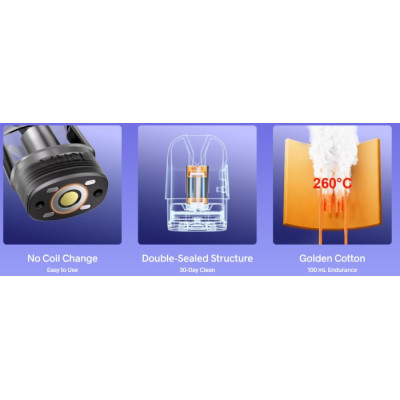 VOOPOO VINCI E80 Pod elektronická cigareta 3000mAh Orange-Red Gradient