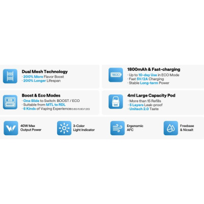 OXVA NeXLIM GO elektronická cigareta 1800mAh Silky Coffee