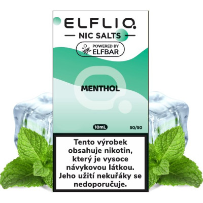 Liquid ELFLIQ Nic SALT Menthol 10ml - 10mg