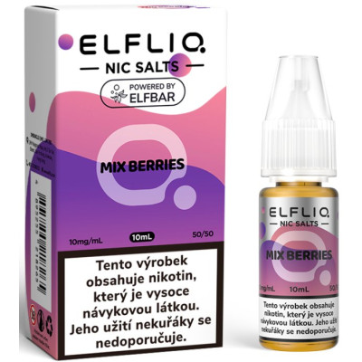 Liquid ELFLIQ Nic SALT Mixed Berries 10ml - 10mg