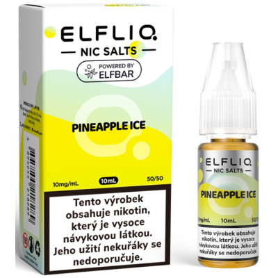 Liquid ELFLIQ Nic SALT Pineapple Ice 10ml - 10mg