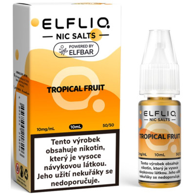 Liquid ELFLIQ Nic SALT Tropical Fruit 10ml - 10mg