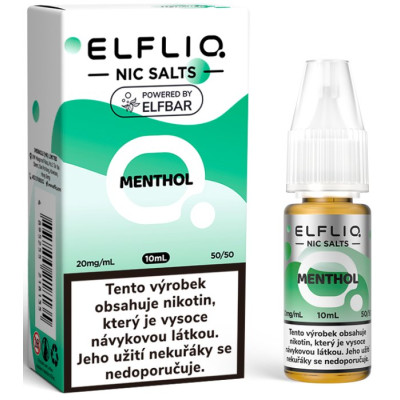 Liquid ELFLIQ Nic SALT Menthol 10ml - 20mg