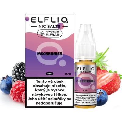 Liquid ELFLIQ Nic SALT Mixed Berries 10ml - 20mg