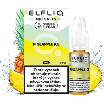 Liquid ELFLIQ Nic SALT Pineapple Ice 10ml - 20mg