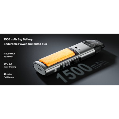 VOOPOO VMATE Pro 2 Pod elektronická cigareta 1500mAh Glacier Silver