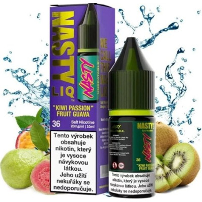 Liquid Nasty LIQ Salt Kiwi Passion Fruit Guava 10ml - 20mg (Kiwi, Marakuja, Guava)