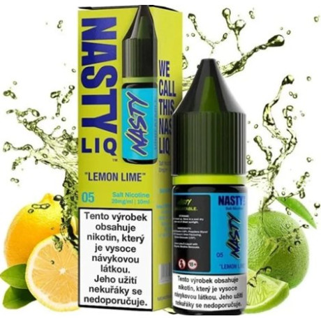 Liquid Nasty LIQ Salt Lemon Lime 10ml - 20mg (Citron, Limetka)