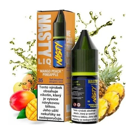 Liquid Nasty LIQ Salt Mango Peach Pineapple - 10ml - 10mg (Mango, broskev, ananas)