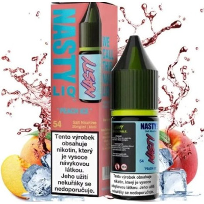 Liquid Nasty LIQ Salt Peach ICE 10ml - 20mg (Broskev, Chladivá složka - ICE)