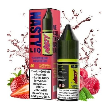 Liquid Nasty LIQ Salt Strawberry Raspberry 10ml - 20mg (Jahoda, Malina)