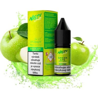 Liquid Nasty Salt Green Ape 10ml - 20mg (Zelené jablko)