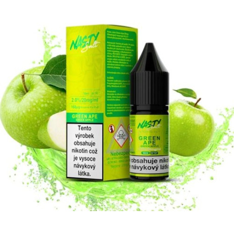 Liquid Nasty Salt Green Ape 10ml - 20mg (Zelené jablko)