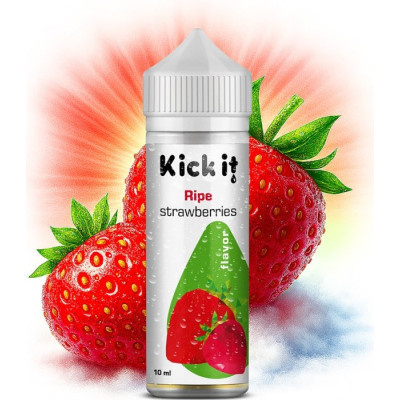 Příchuť KickIt S&V 10ml Ripe Strawberries
