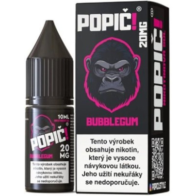 Liquid POPIČ! Salt Bubblegum 10ml-20mg