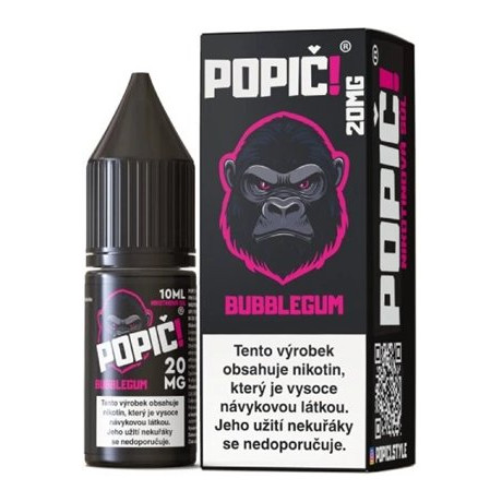 Liquid POPIČ! Salt Bubblegum 10ml-20mg
