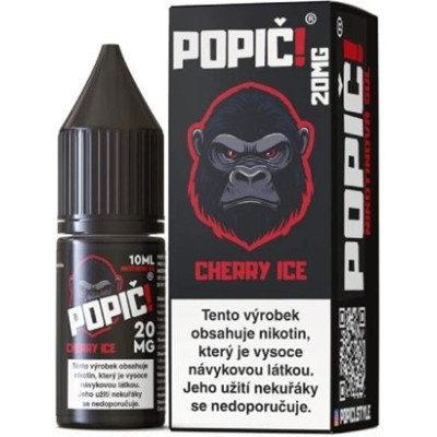 Liquid POPIČ! Salt Cherry Ice 10ml-20mg