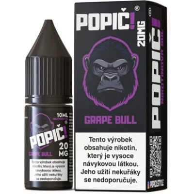 Liquid POPIČ! Salt Grape Bull 10ml-20mg