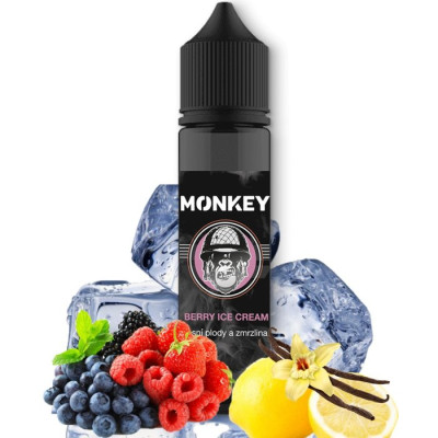 Příchuť MONKEY liquid Shake and Vape Berry Ice Cream 10ml