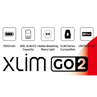 OXVA Xlim Go 2 EZ elektronická cigareta 1500mAh Black Shadow