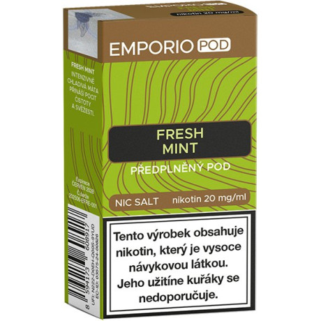 EMPORIO POD cartridge Fresh Mint 20mg 1Pack