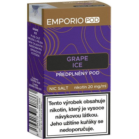 EMPORIO POD cartridge Grape Ice 20mg 1Pack