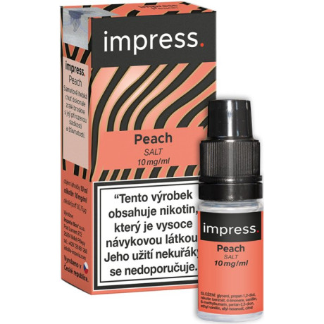 Liquid IMPRESS SALT Peach 10ml - 10mg