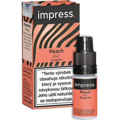 Liquid IMPRESS SALT Peach 10ml - 5mg