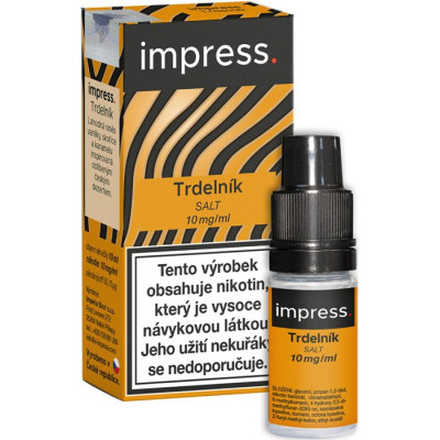 Liquid IMPRESS SALT Trdelník 10ml - 10mg
