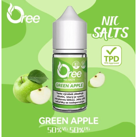 Liquid Oree SALT Green Apple - Zelené jablko 10ml - 18mg