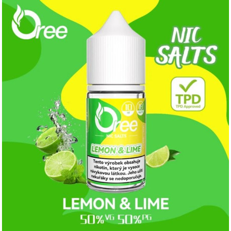 Liquid Oree SALT Lemon & Lime - Citrón a limetka 10ml - 18mg