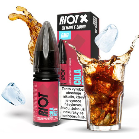 Liquid RIOT X Salt Cola Ice (Ledová cola) 10ml-20mg
