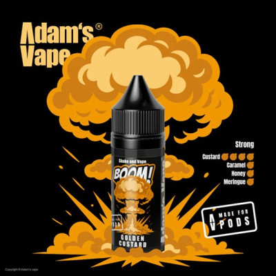 Příchuť Adam´s Vape BOOM! Series Shake and Vape 5ml Golden Custard