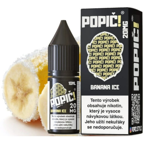 Liquid POPIČ! Salt Banana Ice 10ml-20mg