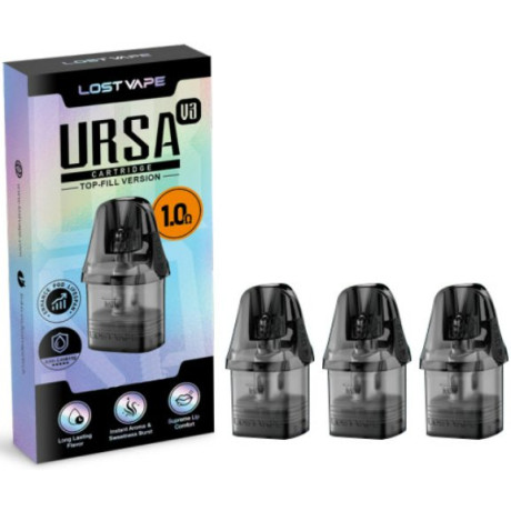 Lost Vape Ursa Pod V3 cartridge 1ohm 2,5ml 3Pack