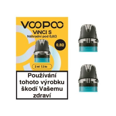VOOPOO VINCI S cartridge 0,8ohm 2ml 2Pack