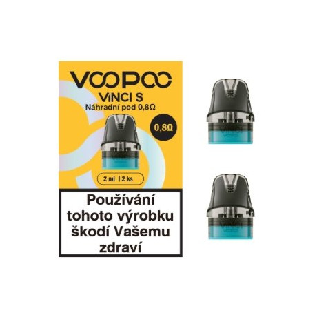 VOOPOO VINCI S cartridge 0,8ohm 2ml 2Pack