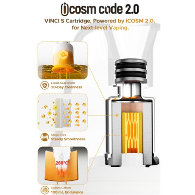VOOPOO VINCI S cartridge 0,8ohm 2ml 2Pack