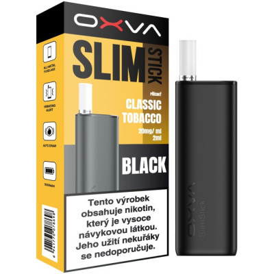 OXVA SLIMSTICK elektronická cigareta 1500mAh Classic Tobacco 20mg Black color