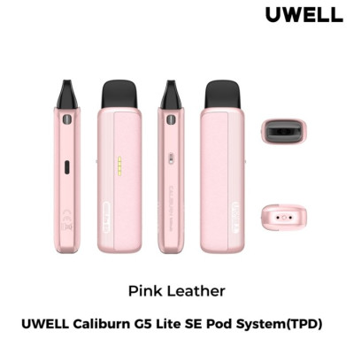 Uwell Caliburn G5 Lite SE Pod elektronická cigareta 1600mAh Pink Leather