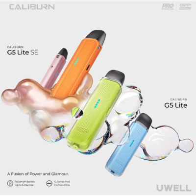 Uwell Caliburn G5 Lite SE Pod elektronická cigareta 1600mAh Pink Leather