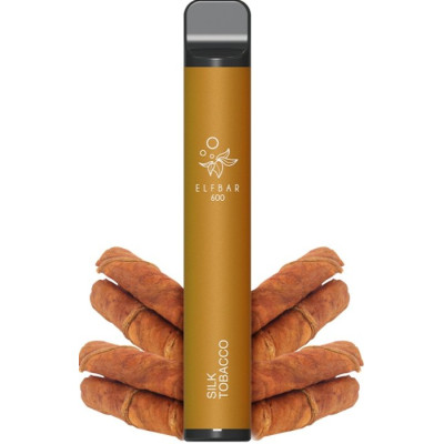 Elf Bar 600 elektronická cigareta 20mg Silky Tobacco CZ